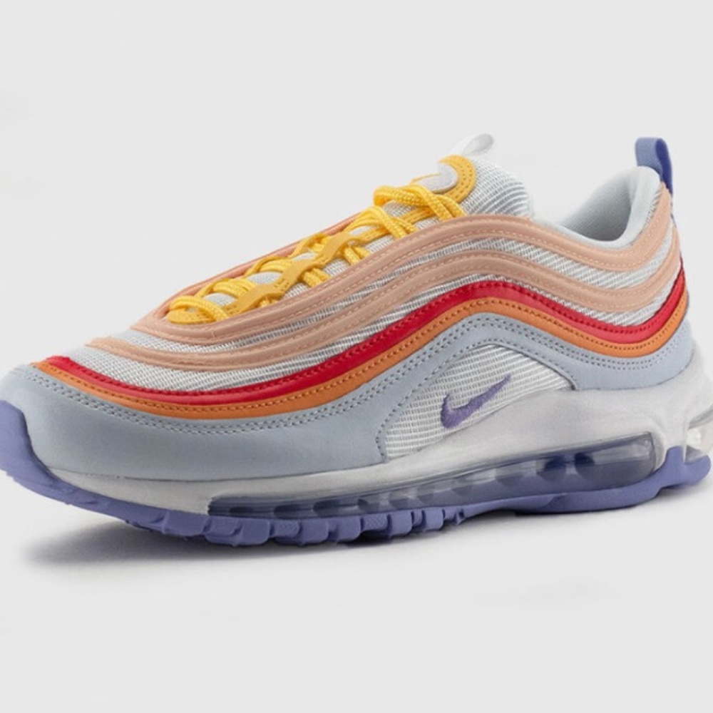 nike air max 97 football grey, white, light thistle size 8.5